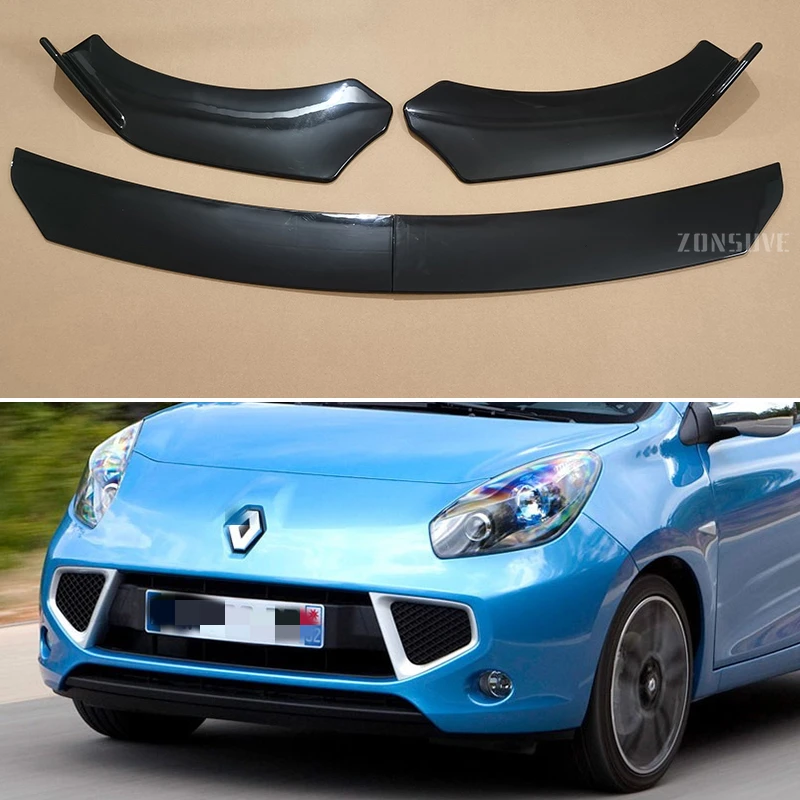 Use For Renault Wind 2011--2024 Year Front Bumper Lip Splitter Spoiler Body Kit Accessories