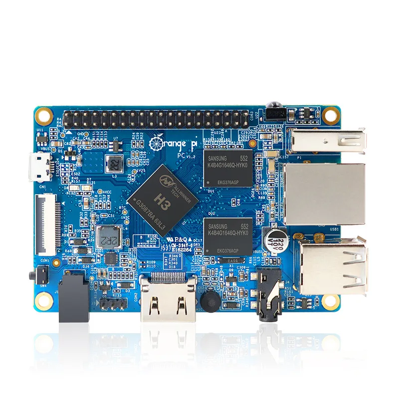 orange pi pc arm H3 development board 4 core 1.6G 1GDDR