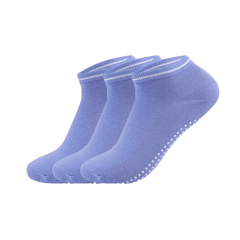 3pairs/lot joga ponožky pro ženy protiskluzový gripy popruhy obinadlo bavlna ponožka pilates čistý barre balet tanec bos cvičení