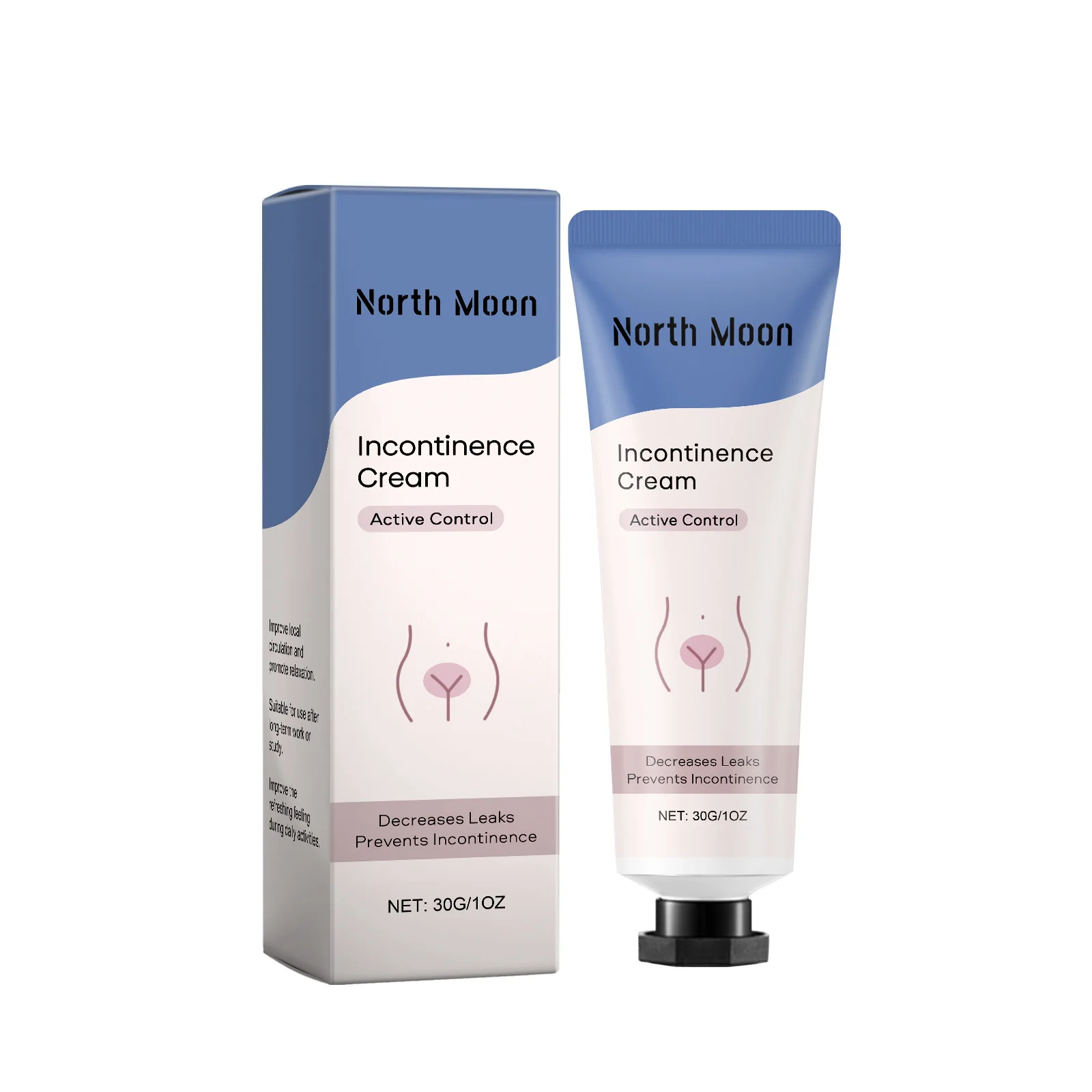 NORTH MOON Gentle Body Care Cream for Women, mild ingredients nourish and moisturize the skin for comfortable body care