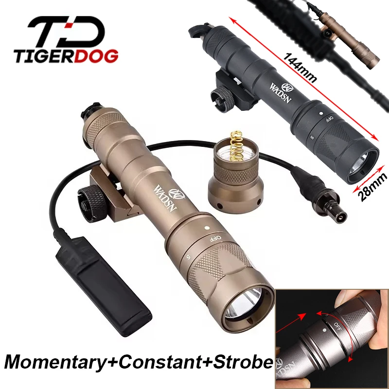 

WADSN Airsoft M600 M600W SF Flashlight Tactical Gun Light Strobe Weapon Light SF M600W Rifle Lamp Dual-function Remote Switch