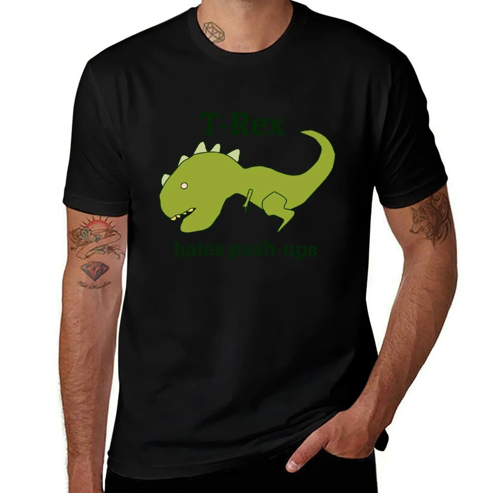 T-Rex hates push-ups T-Shirt Halloween Theme T-Shirt