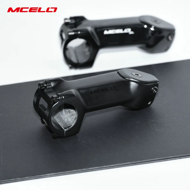 2023 MCELO new carbon fiber bicycle ultra-light handle 28.6-31.8mm road bicycle and mountain bicycle use negative angle of 20°