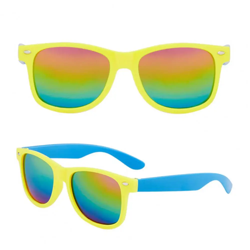 

Children Sunglasses Colorful Gradient Lens Kids Sunglasses for Outdoor Fun Eye Unisex Children Eyewear for Beach Pool