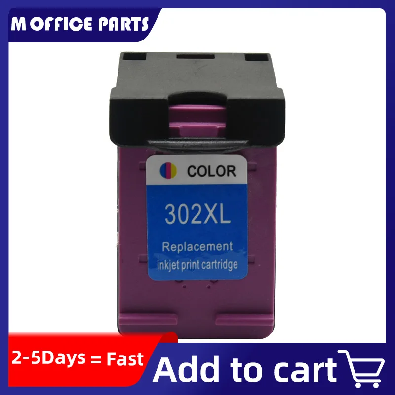 302 XL Ink Cartridge remanufactured For HP302 For HP Deskjet ENVY Officejet 2130 1110 3639 4511 4650 5220