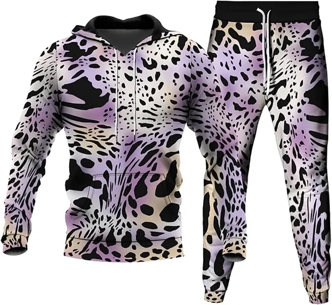 Animal 3D Tiger Printed Hoodie + Pants Suit Cool Men/Women 2 Pcs Sportwear Tracksuit Set Autumn Jogging Pants 2Pcs Sets