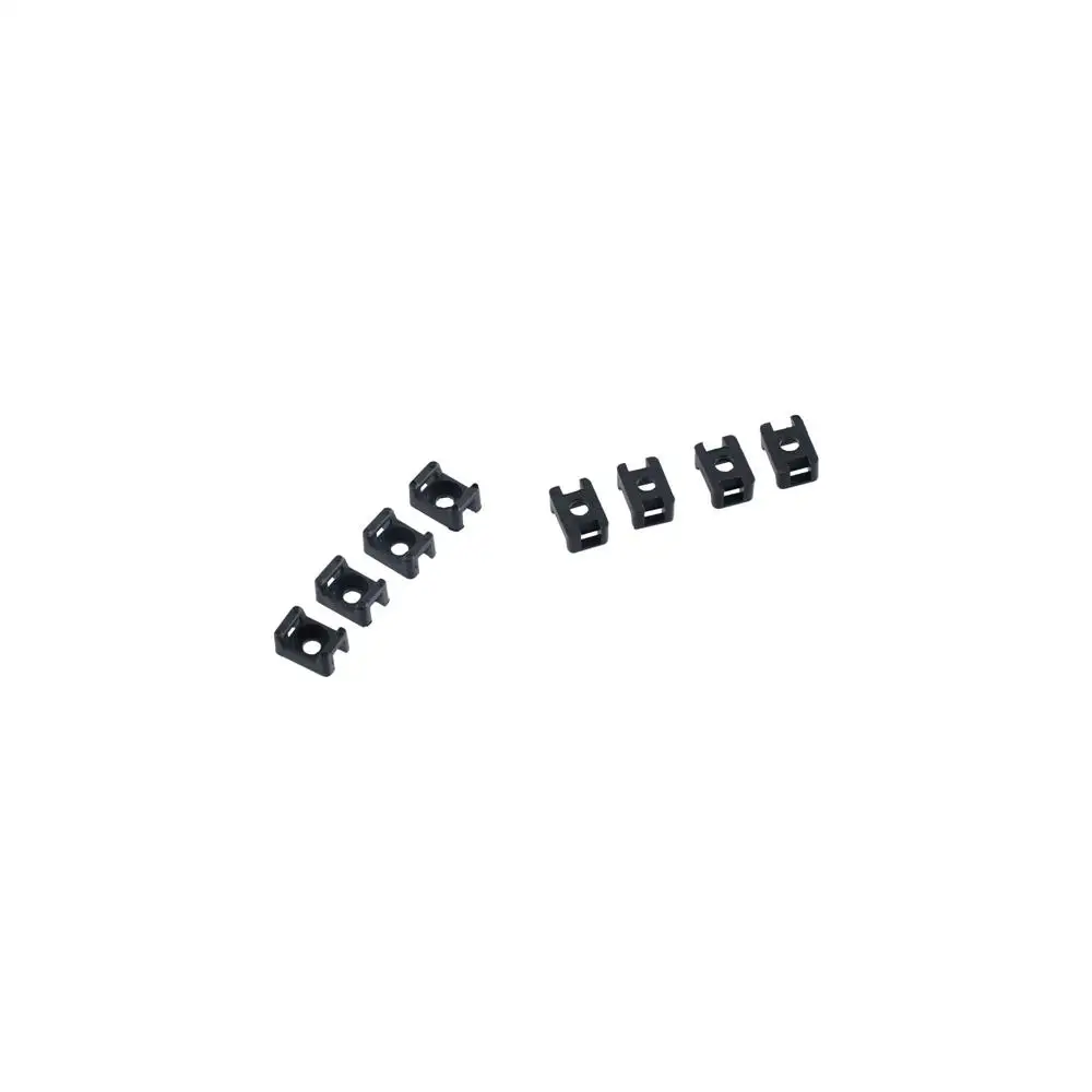 100Pcs 4.5mm Cable Tie Base Wire Holder Saddle Type Mount