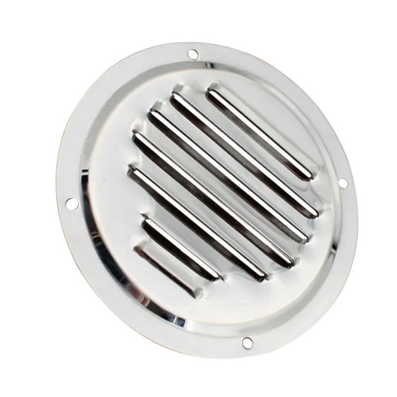 316 Stainless Steel Air Vent Grille Ventilation Louver Round Shaped Venting Mesh Louver Grille For Boat Yacht Caravans RV Etc