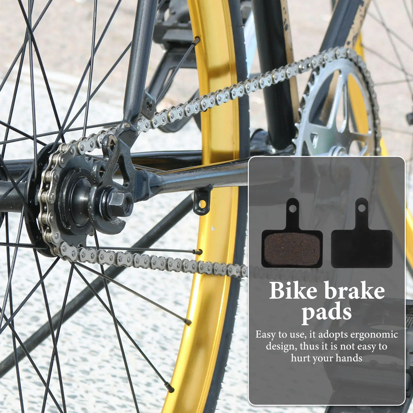 

6 комплектов велосипедных тормозных колодок: плавная и бесшумная работа, простая установка, подходят для большинства горных, городских и складных велосипедов.