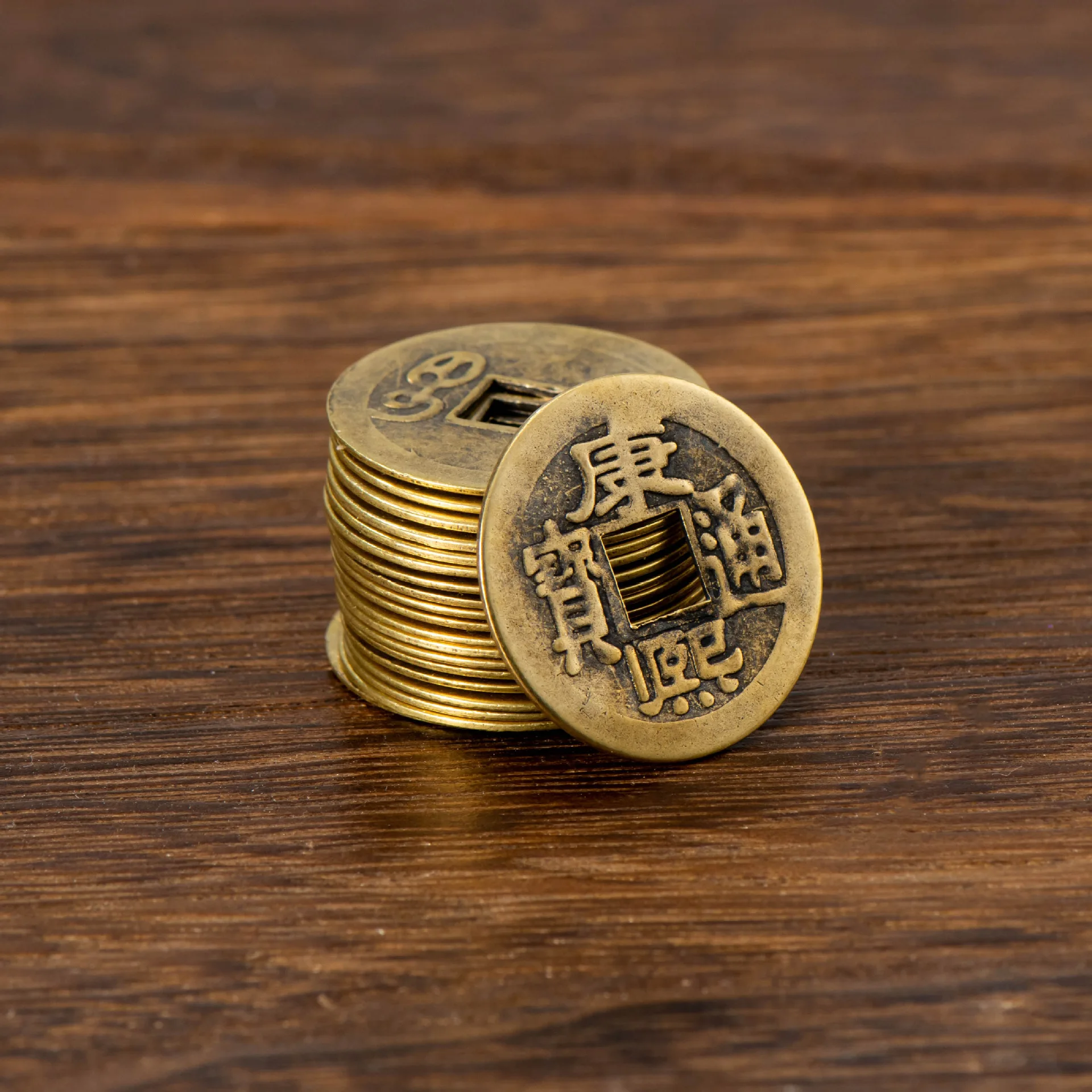 150Pcs Chinese Copper Coins Craft Money Blessing Ancient Antique I Ching Retro Collectible Curio Souvenir Feng Shui Lucky Gift