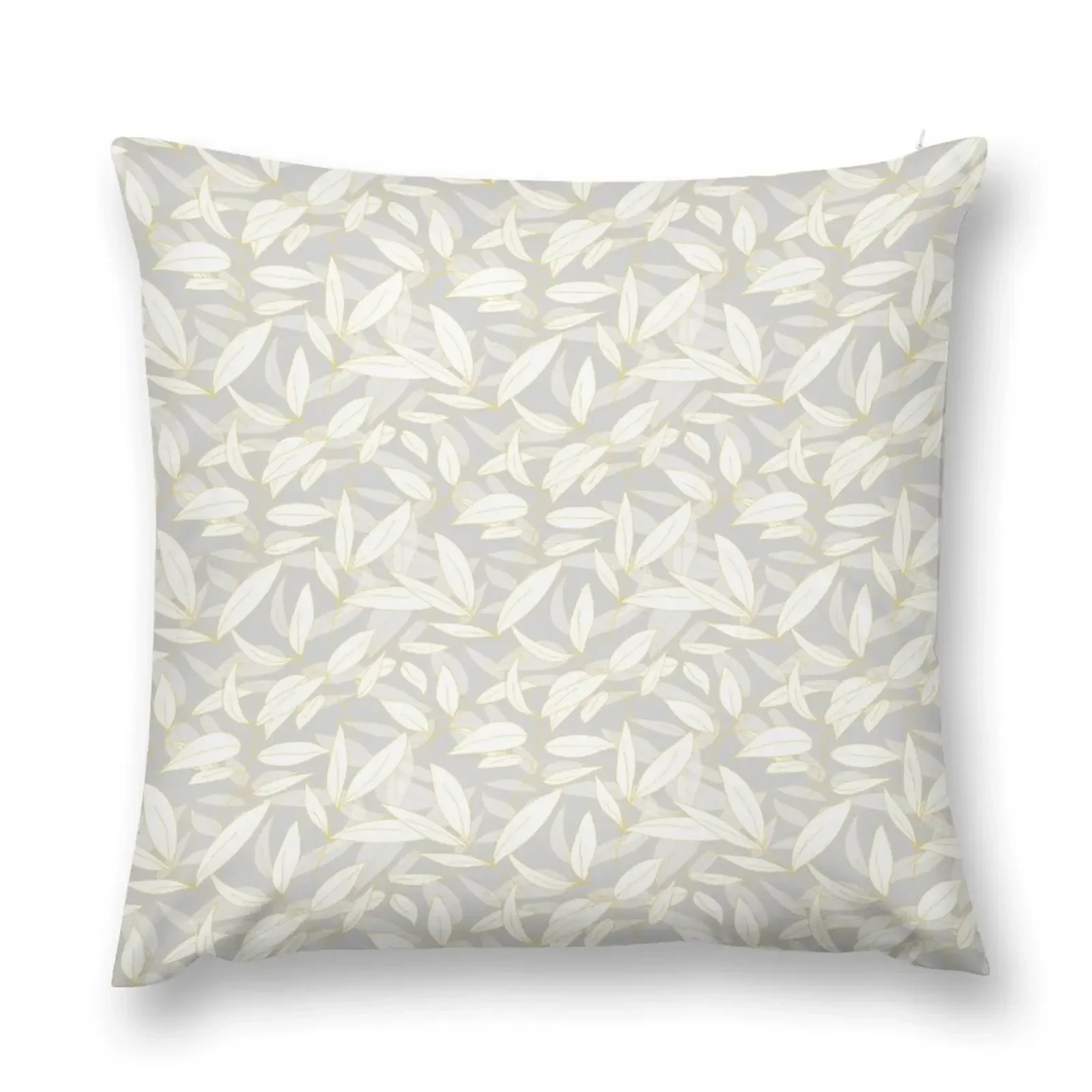 

Olive tree leaves - grey and yellow palette Throw Pillow Cushions For Sofa christmas cushions covers bed pillows pillow