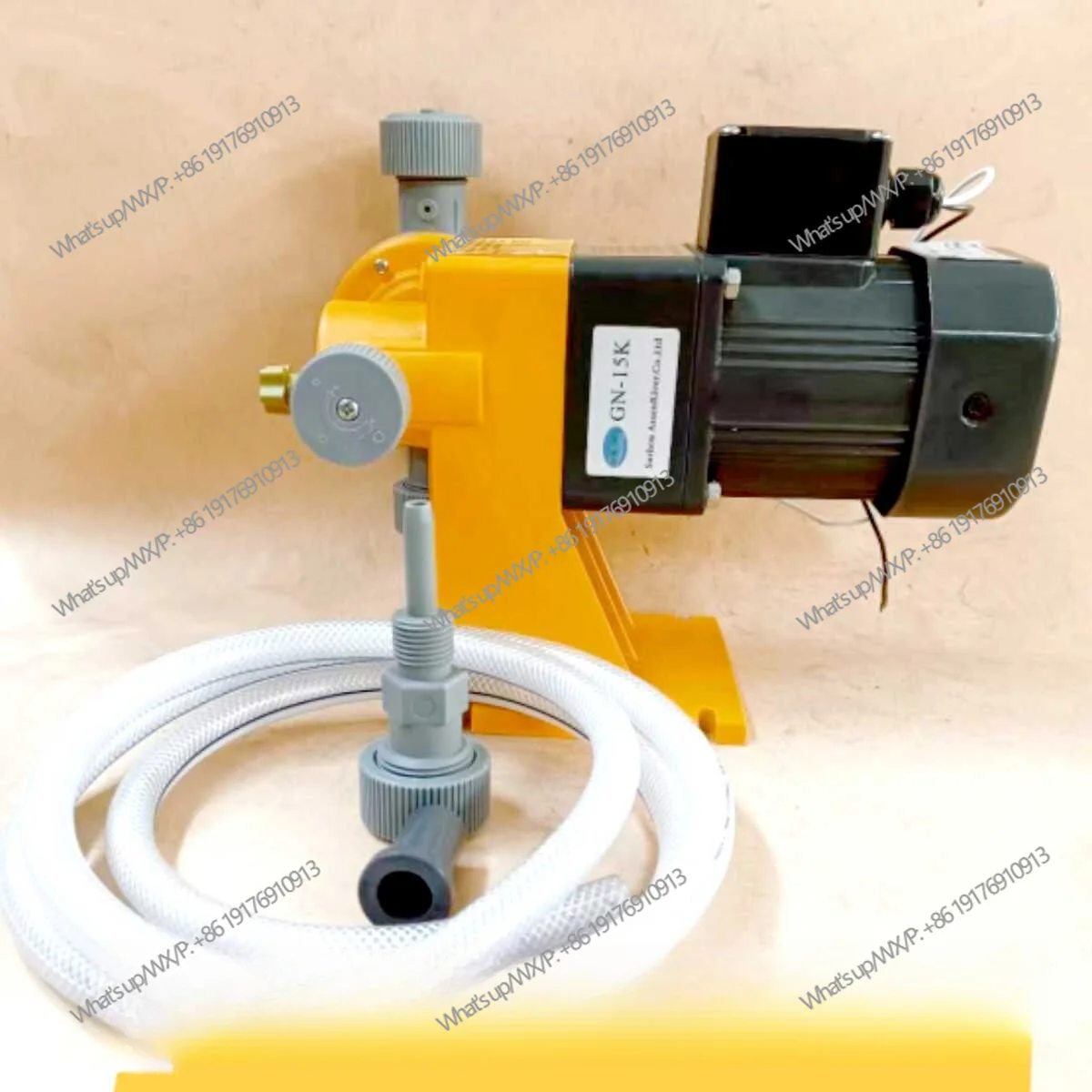 Mechanical diaphragm dosing metering pump, small hydroelectric pump three-phase point drug adding plastic pump