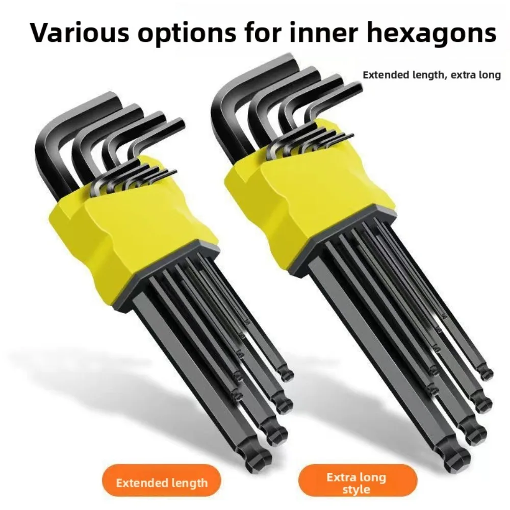 

Набор шестигранных ключей немецкого качества высокой твердости, 9 предметов, комбинированный набор отверток, шестигранный инструмент