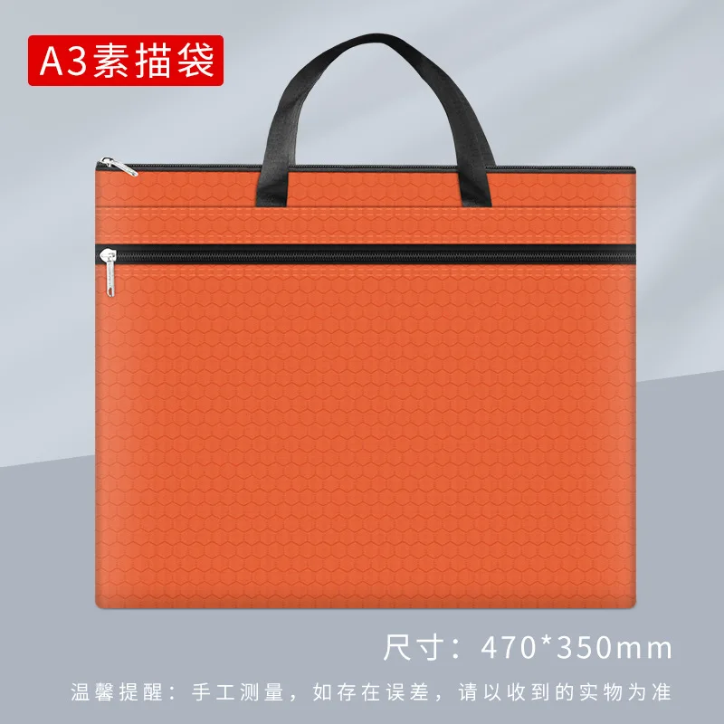 Imagem -03 - Bolsa de Arquivo Portátil Zíper Oxford Pano à Prova d8 Água 8k Esboço Desenho Arte Bolsa de Armazenamento Bolsa de Lona Escola Escritório Arquivamento Produtos a3