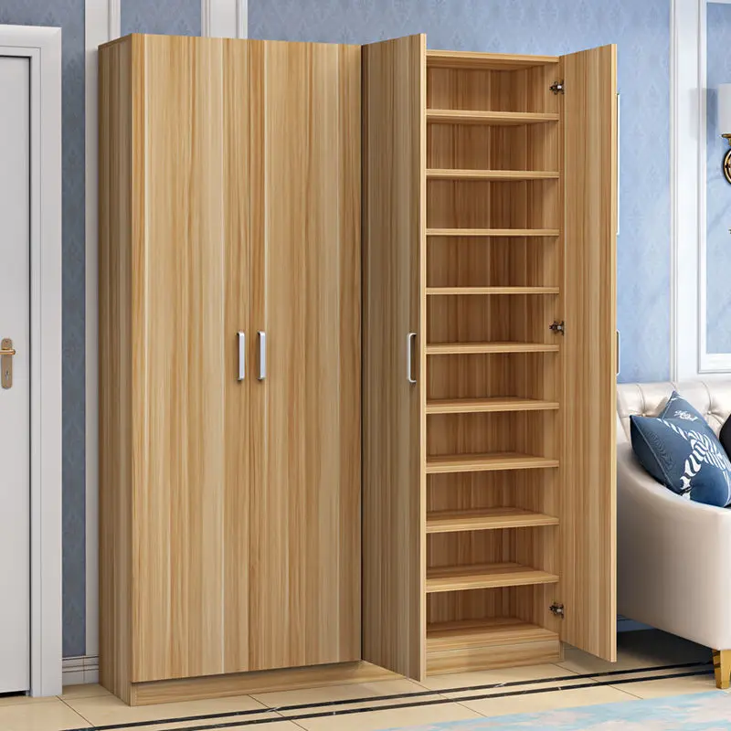 

Shoe Cabinet Household Door Solid Wood Shoe Cabinet Storage Multifunctional Foyer Balcony Cabinet