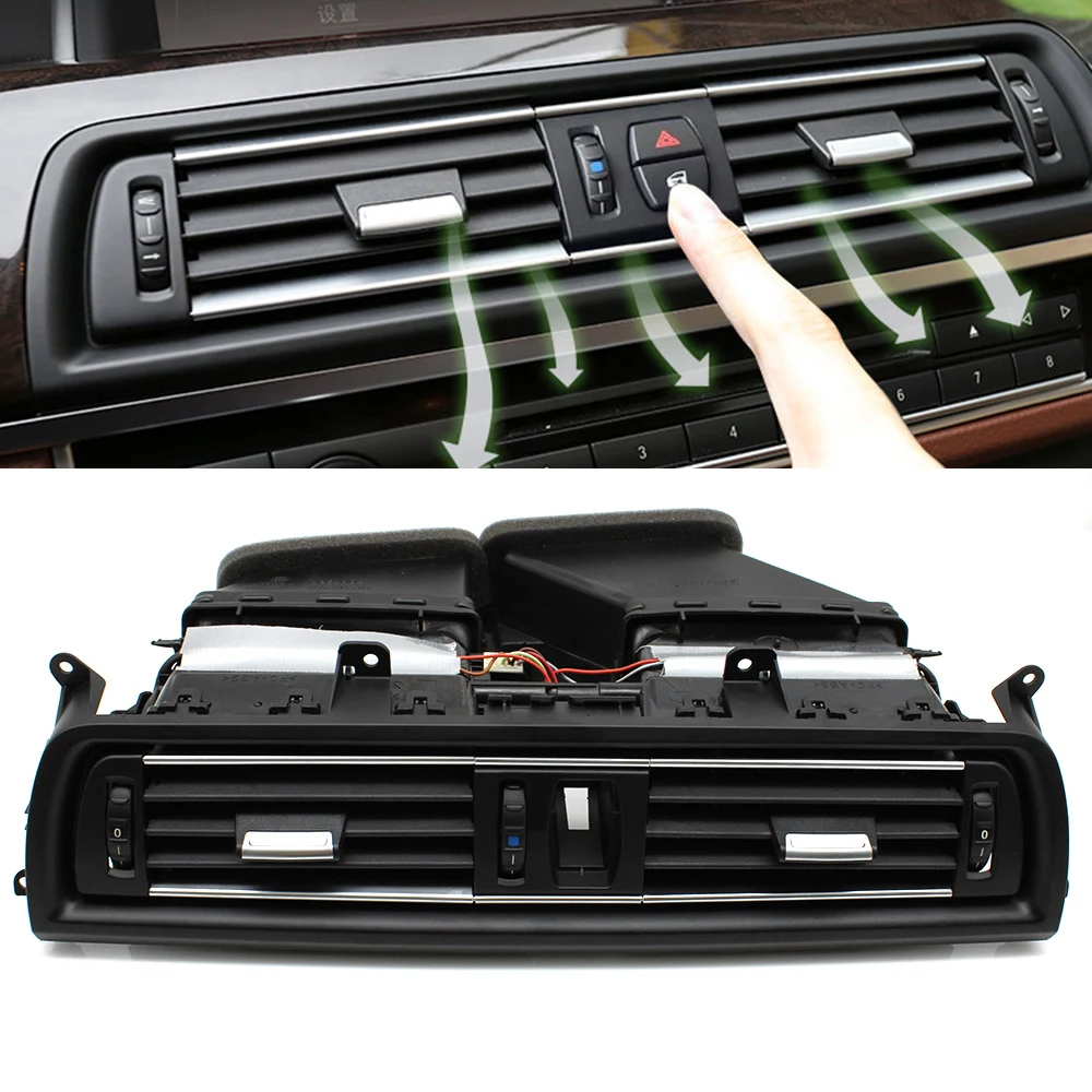 

Pop Front Central Air Conditioner Ac Vent Grille Outlet Assembly For BMW 5 Series F10 F11 523 525 528 530 64229209136 6422916688