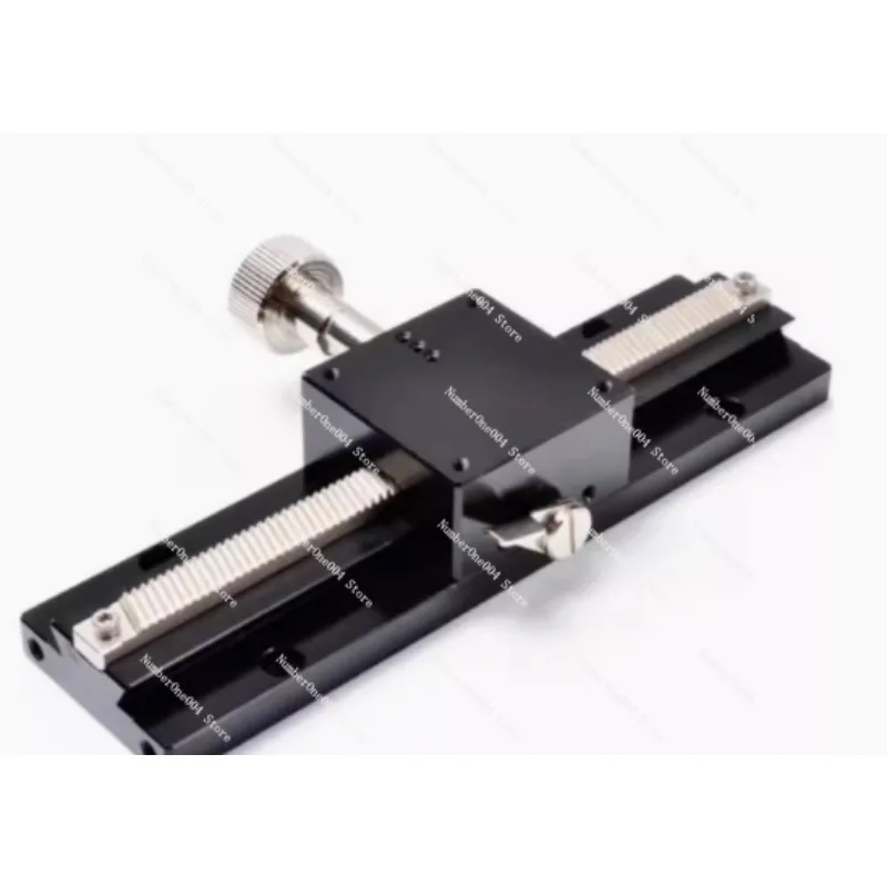 X-axis Displacement Platform Long Stroke LWX40 Slider Gear Rack Manual Fine Adjustment Small Precision Dovetail Groove Slide