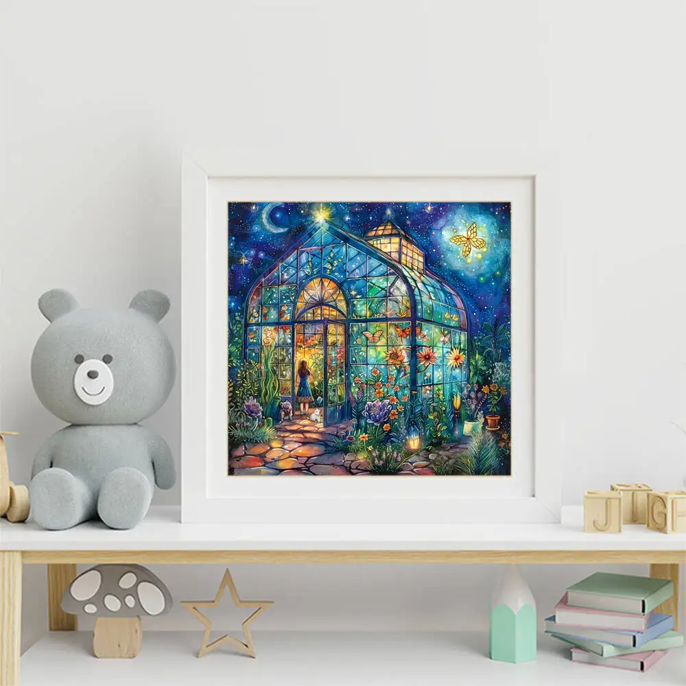 Evershine 5D DIY Diamond Mosaic Flower House Landscape Full Square Round Diamond Painting Girl Embroidery Handmade Gift view 3