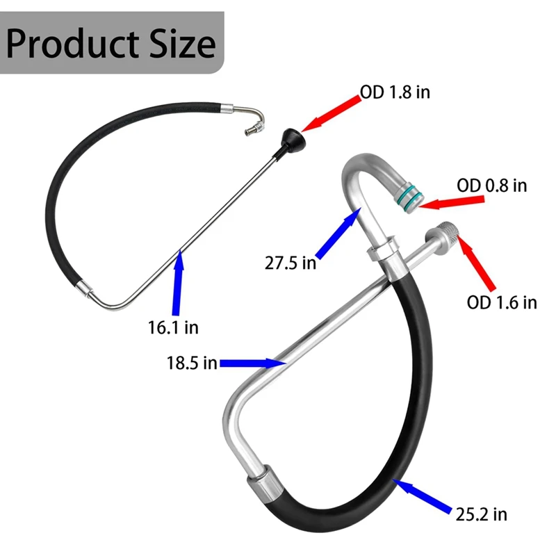 Stainless Steel Suction Hose & Reflux Line Sets,Airless Paint Sprayer Accessories,Compatible With 390 395 490 495 595 Durable