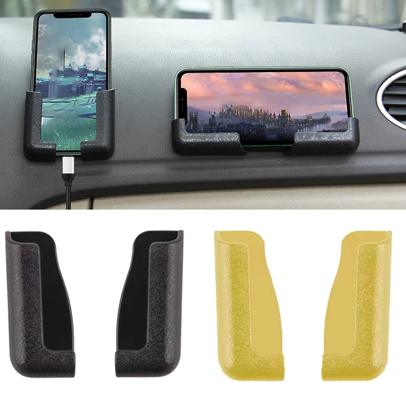 Universal Car Self-Adhesive Dashboard Phone Holder Lightness Portability No Space Occupy Stand Auto Interior Accessories