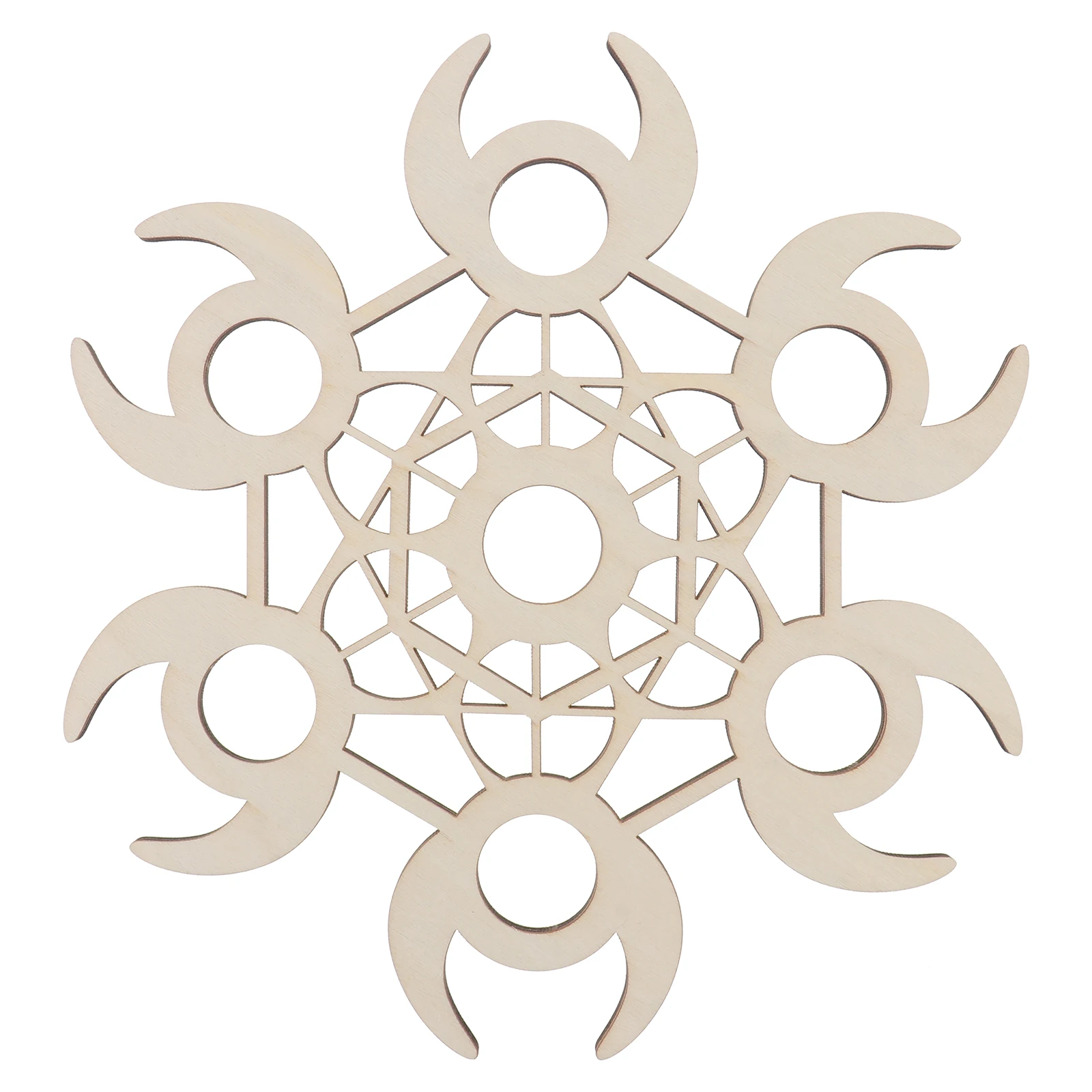 

1pc Wooden Storage Base Crystal Ball Pedestal Khaki Decorative Pedestal Home Party Festival Gift Divination Decoration