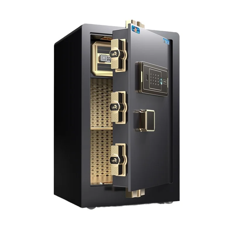 

Бытовой небольшой сейф 4560 см, офисный пароль, отпечаток пальца, Wi-Fi, зажим, пароль, сейф, депозит