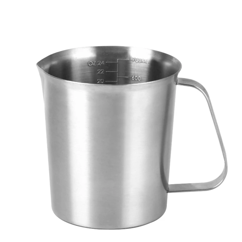 Thickened 304 Stainless Steel Measuring Cup With Scale 2000ML 1000ML 500ML Large Capacity Kitchen Practical Measuring Cup