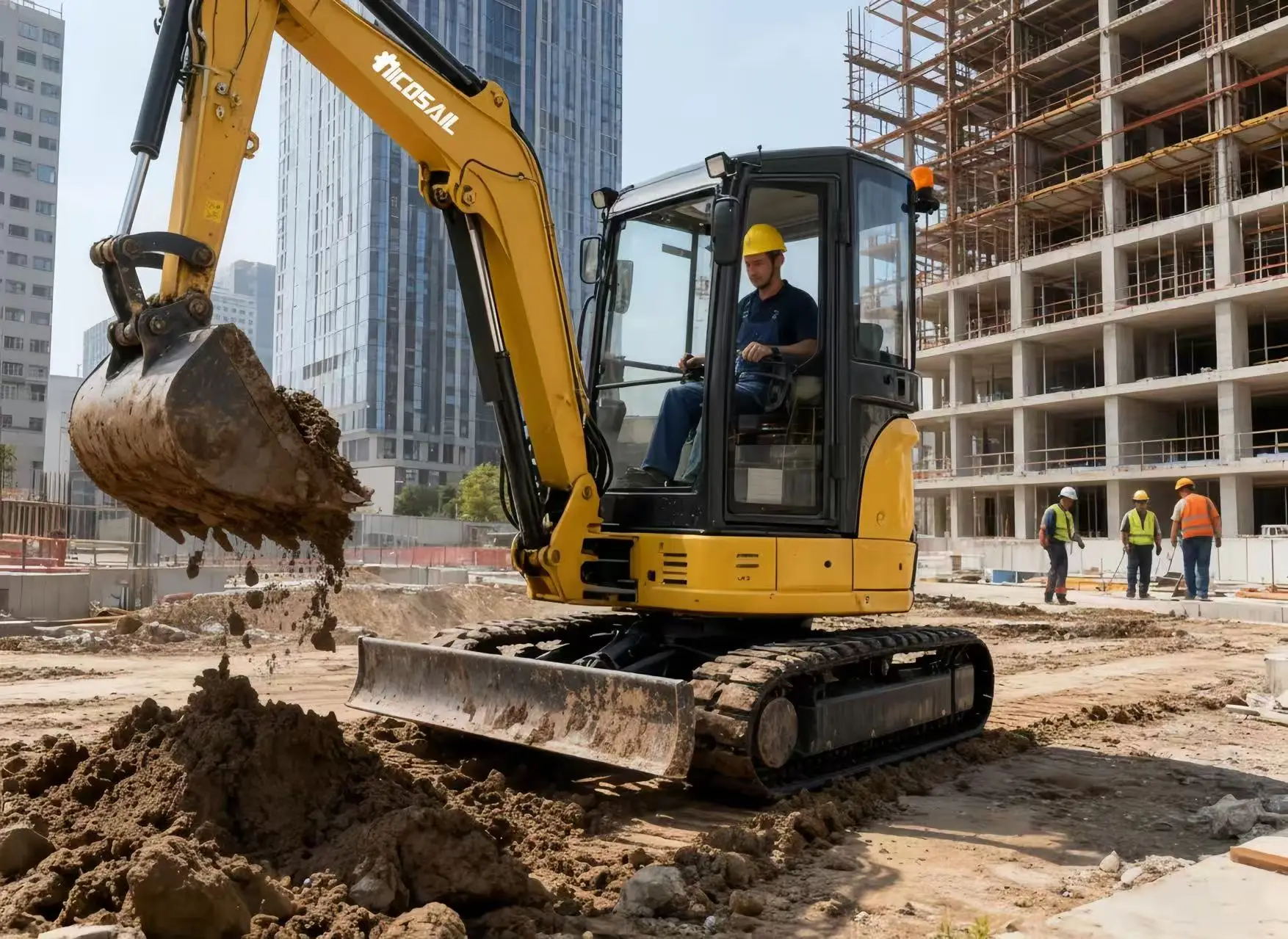 

Машины для перемещения земли 3-тонный 3,5-тонный экскаватор Мини-сварочный аппарат Малый экскаватор со свободным ковшом на продажу