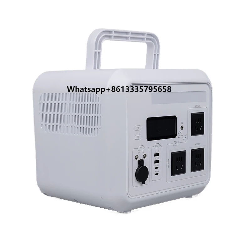

1500W USB Type-C DC AC 1152WH Lithium Battery Bank Portable Power Station Solar Generator for Portable Power Pack