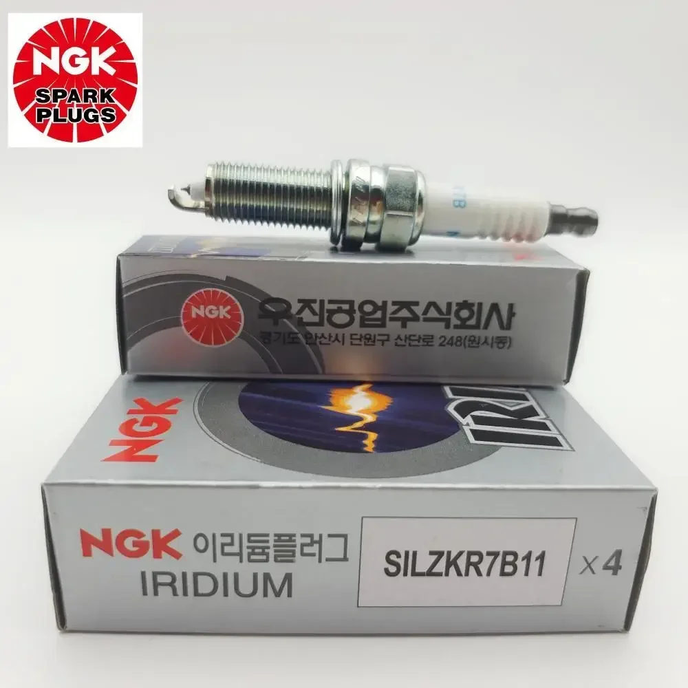 4/6Pcs Original NGK SILZKR7B11 9723 Laser Candle For Kia Carens K4 K5 Shuma 2.0L Hyundai Azera SantaFe 3.0L Palisade RohensCoupe