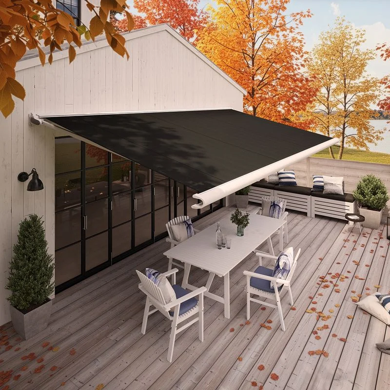 Customized with Various Sizes and Colors Fashionable Sunshade Install Against The Wall Electric Awning High Quality Canopy