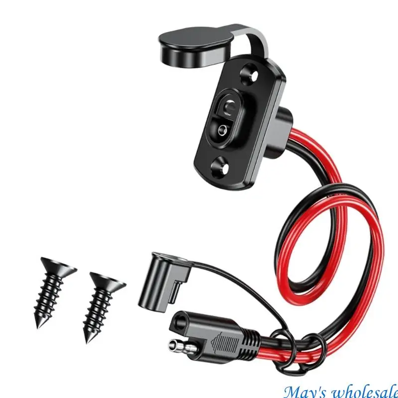 موصلات سريعة تسخير محولات SAE مقاوم للماء ذكر إلى أنثى كابل المقبس كابل بطارية السيارة للدراجات النارية جرارات السيارات 448A