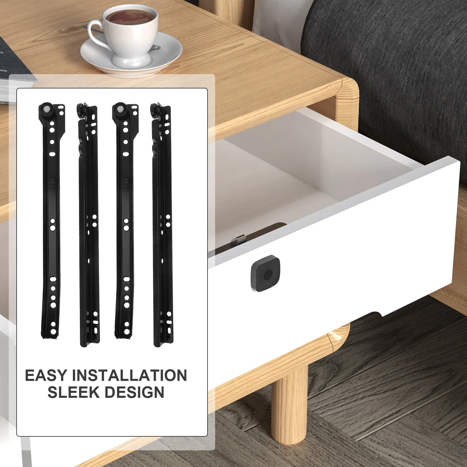 

1 Pair Drawer Slides Bottom Mount Replacement Drawer Slides Dresser Drawer Slides Drawer Rails Drawer Slides Drawer Slide