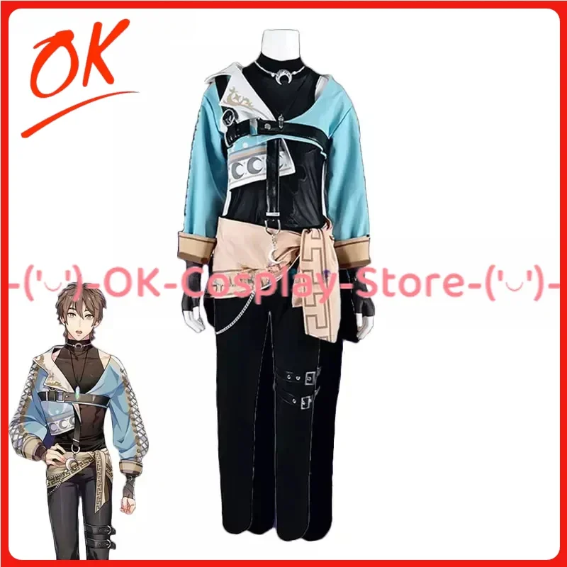 

[Customized] Game Nu Carnival Eiden Cosplay Costumes Halloween Carnival Uniform Anime Clothing Fancy Party Suit Coat Top Pants