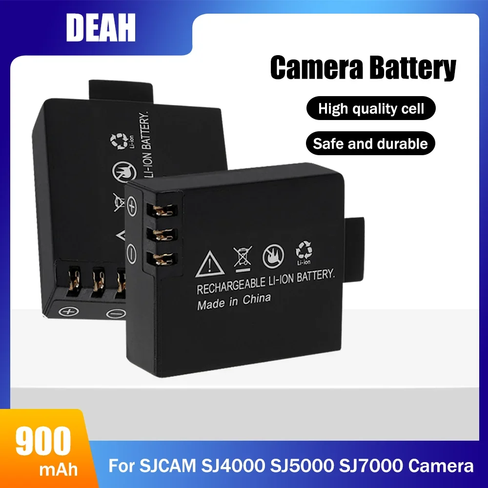 1-20 шт., литиевая батарея 3,7 в 900 мАч для M10 EKEN H8 H8R H9 SJ4000 SJ5000 SJ5000X SJ6000, аккумуляторные элементы для спортивной экшн-камеры 1-20 шт., литиевая батарея 3,7 в 900 мАч для M10 EKEN H8 H8R H9 SJ4000 SJ5000 SJ5000X SJ6000, аккумуляторные элементы для спортивной экшн-камеры