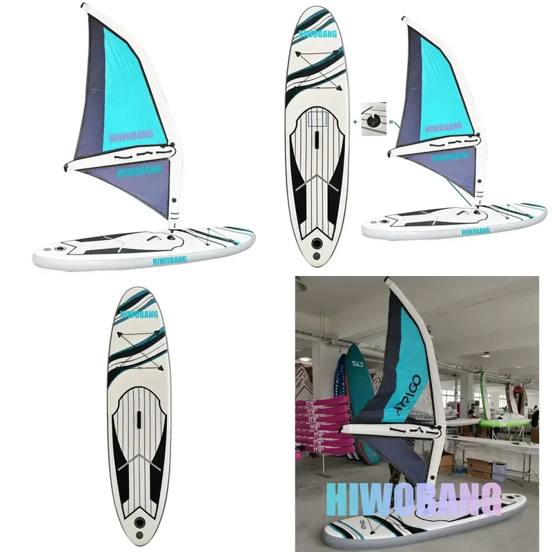 Windsurf SUP Paddle Board Windsurfing Board with Sail Inflatable Board