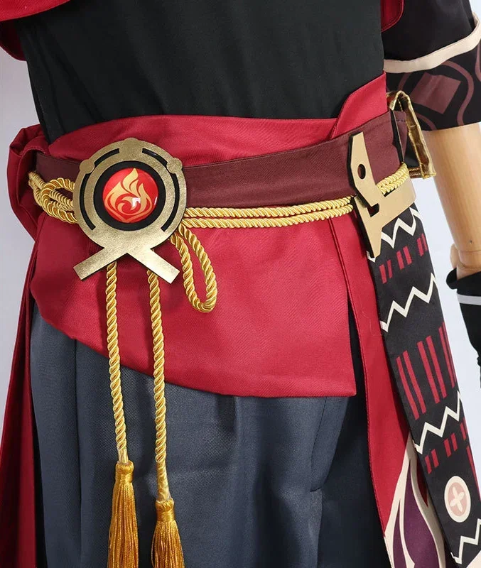 Jogo genshin impacto thoma cosplay traje thoma outfit trajes conjunto completo