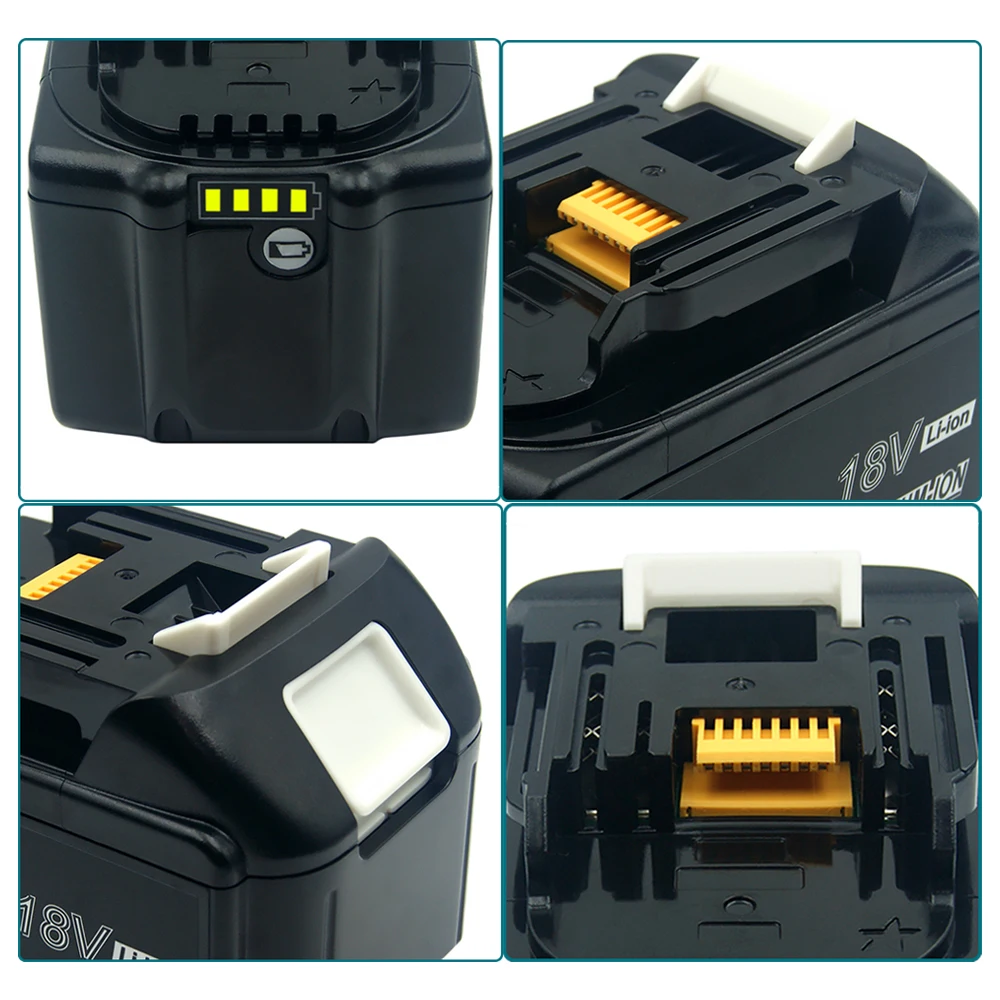 18V 3.5Ah-9.0Ah Li-ion Power Tools Replacement Rechargeable Battery for Makita BL1840 BL1850 BL1830 BL1860 BL1880 BL1890 LXT400