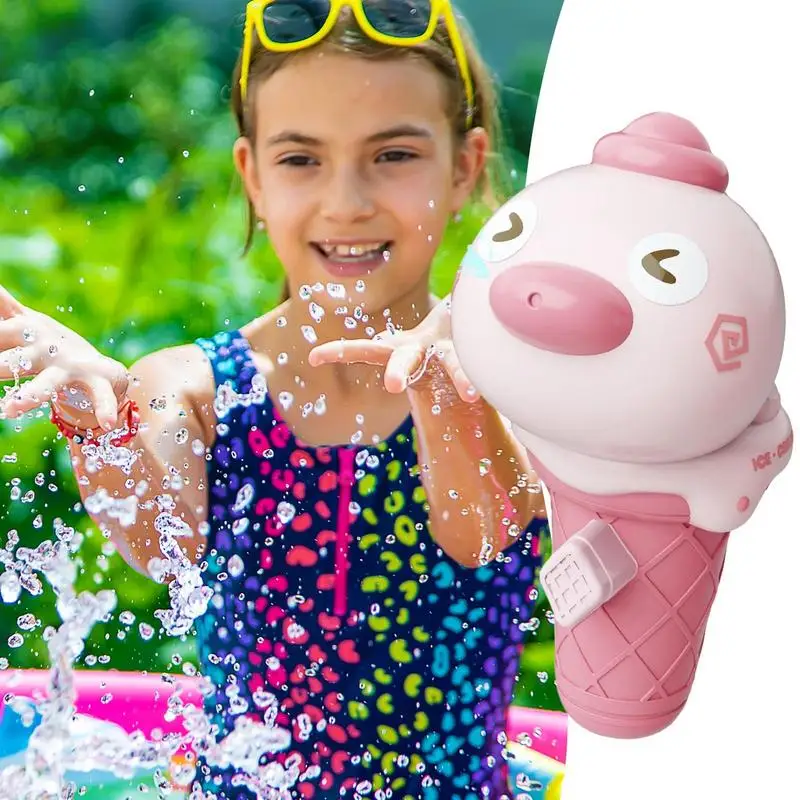 Small Water Sprayer Ice Cream Outdoor Water Sprayer Game Press To Spray Bath Toy Preschool Learning Activity For Outdoor
