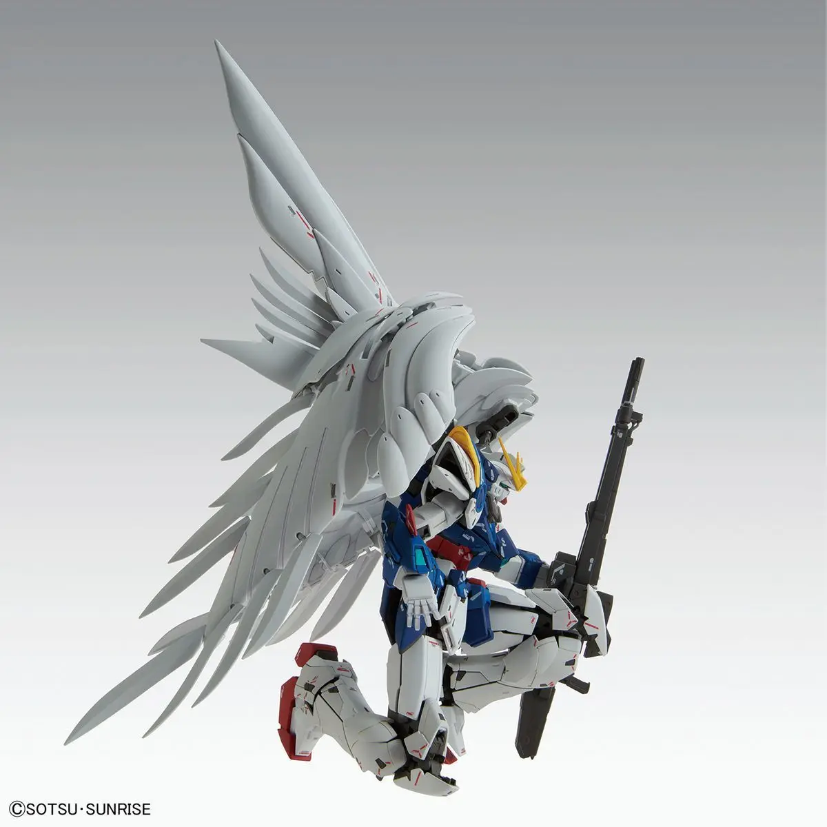 Bandai MG 1100 Wing Zero Custom EW Fallen Angel Ka Edition Gundam Plastikmodellbausatz Mecha Warrior Actionfigur Lernspielzeug