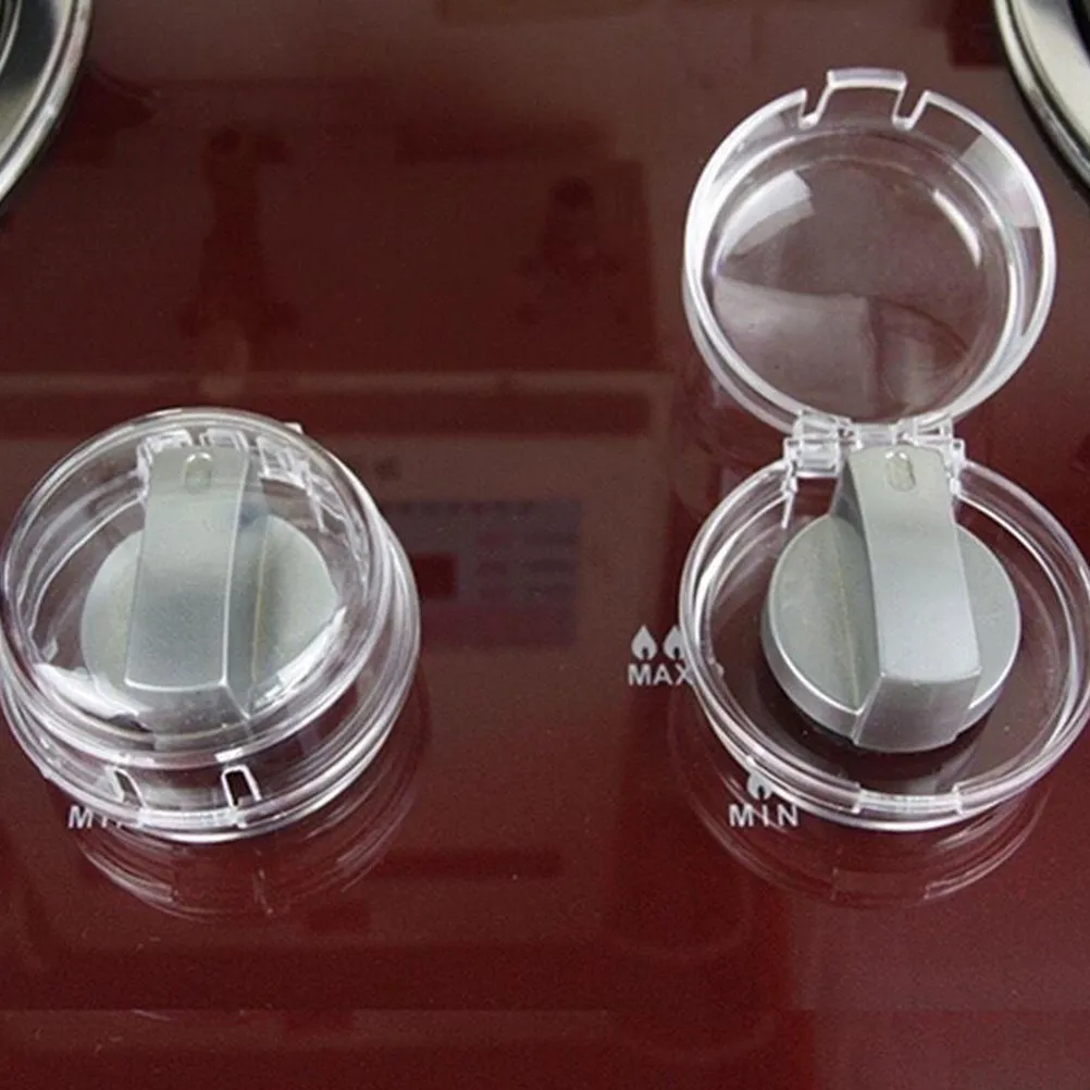 8 pièces de protections pour boutons de cuisinière, verrous de sécurité pour enfants, résistants à la chaleur, accessoires de cuisine pour usage domestique