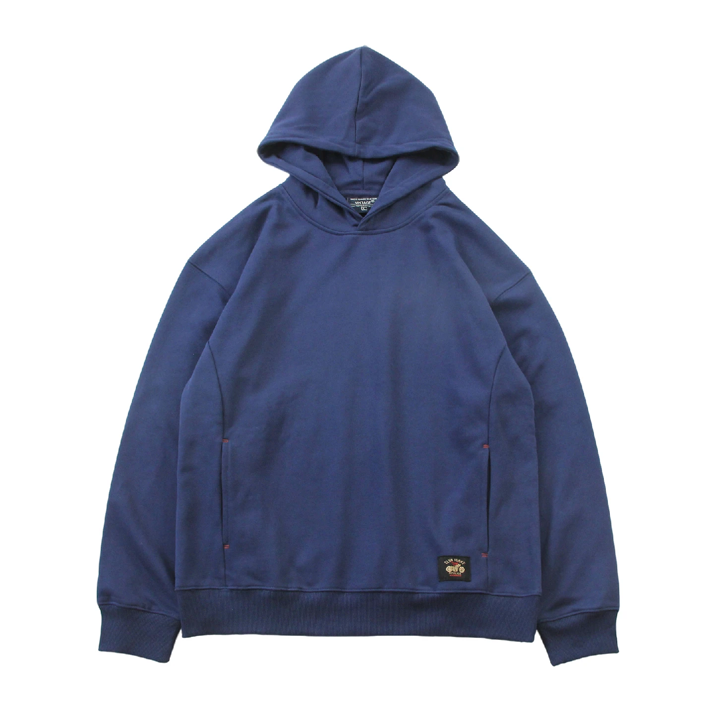 سترة بغطاء للرأس محبوكة باللون الكاكي من ريترو عامي للرجال، بلوفر فضفاض كاجوال بطبقات داخلية