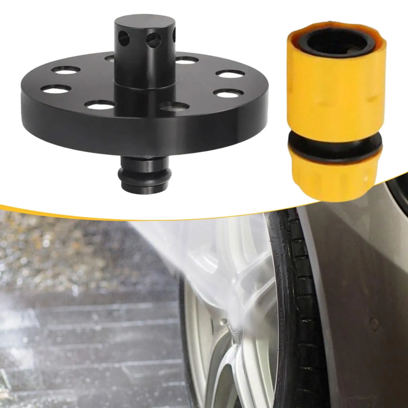 أداة تنظيف الهيكل السفلي شديدة التحمل على شكل حرف O، محول الضغط العالي لمجموعة غسيل السيارات