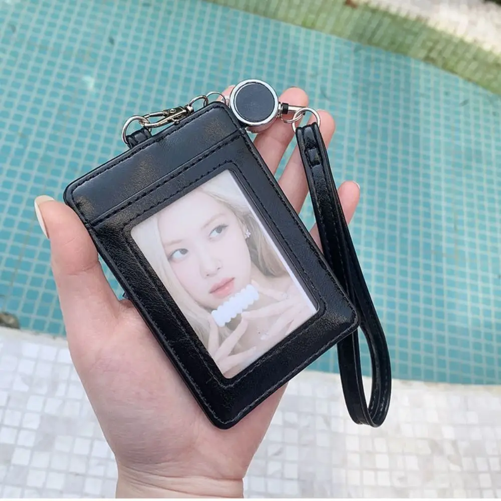 

Кожаный держатель для карт с бантом из искусственной кожи, именная бирка с бантом, чехол для рабочей карты, выдвижные масштабируемые держатели для удостоверений личности автобуса, офисный студент