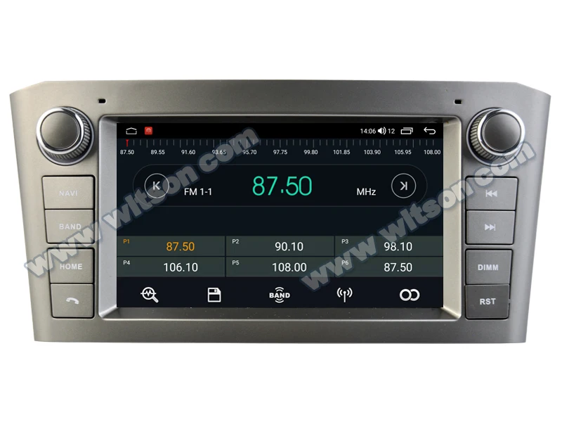 WITSON Android 13 Car Radio For TOYOTA AVENSIS 2002 2003 2004 2005 2006 2007 2008 T250 II Wireless carplay stereo auto headunit