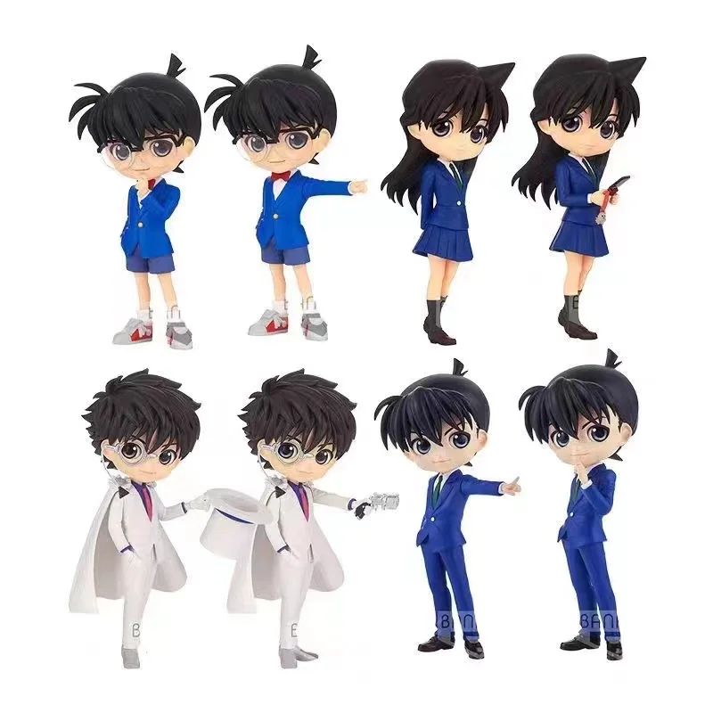 Bandai Original Q posket Mouri Ran Action Figure Detective Conan Anime Figure Toys For Kids Gift Collectible Model Ornaments