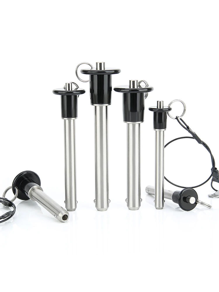 Broche de verrouillage à bille en acier inoxydable, broche Sfaty, rangée de lignes, broche de haut-parleur, broche à dégagement rapide avec corde Dia5/6/8/10/12/14/16/20/25, en Stock