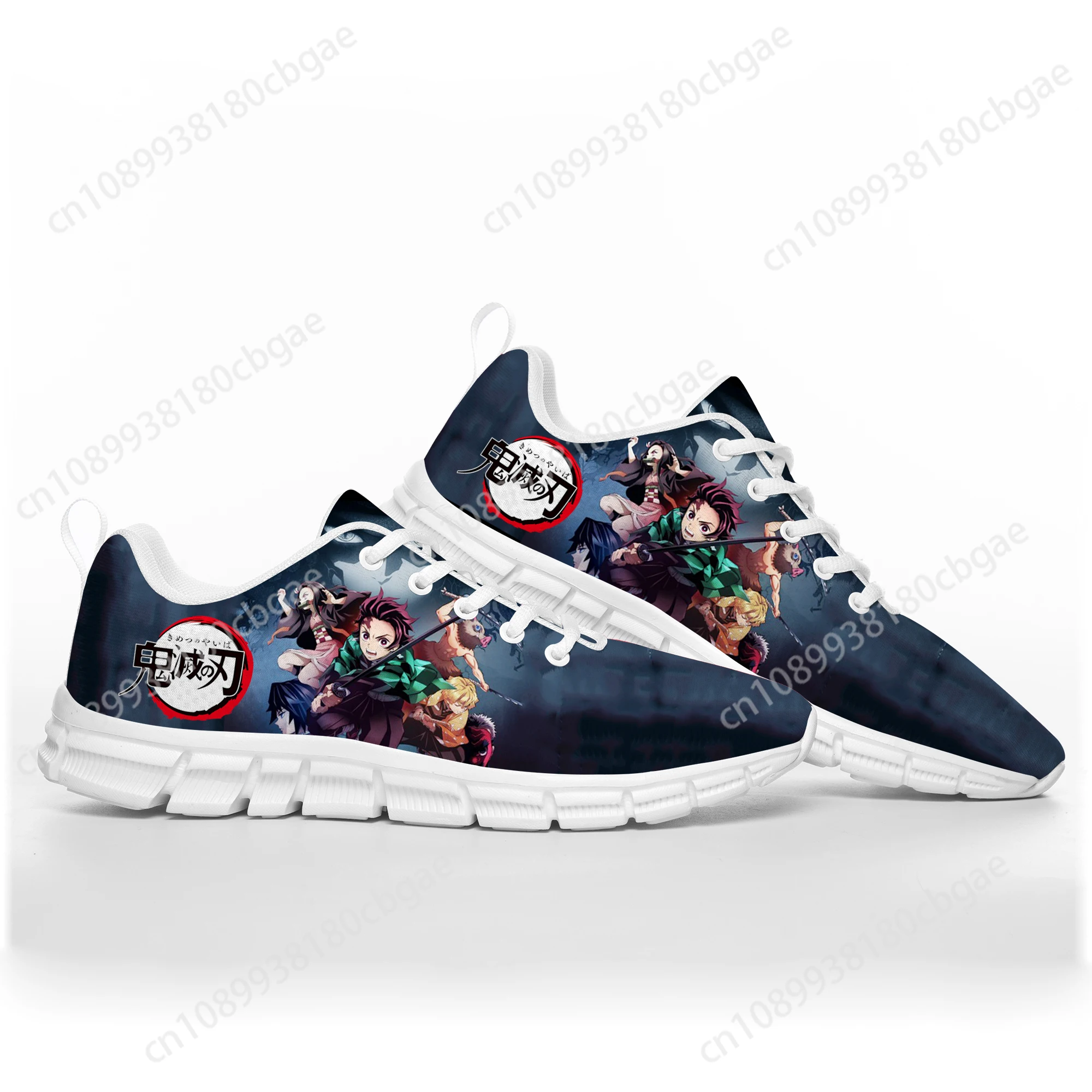 Chaussures de sport Anime Demon Slayer pour hommes et femmes, baskets Kimetsu No Yaiba, Tanjirou Nezuko, baskets pour adolescents, chaussures de rencontre personnalisées, haute qualité