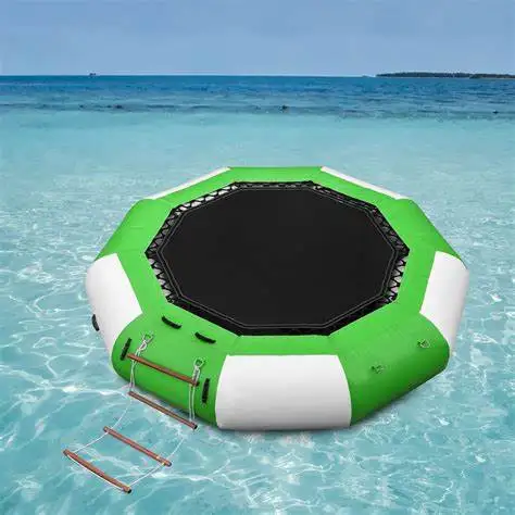 

Hot Sale Inflatable Water Trampoline Bounce Swim Platform Inflatable Bouncer Jumping Trampolin For Pool Lakes Calm Sea