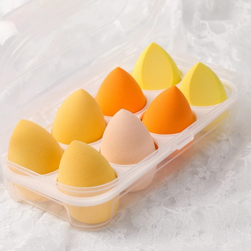 8 Packs Makeup Sponge Beauty Egg Makeup Puff Sponge Beauty Tool Puff Makeup Accessories
